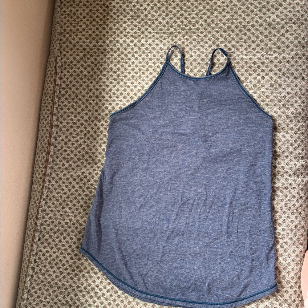 lululemon athletica Heathered Blue Tank Top